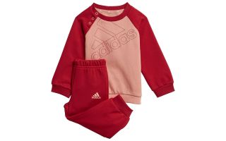 adidas SURVETEMENT ESSENTIALS LOGO SWEAT ROUGE ROSE ENFANT