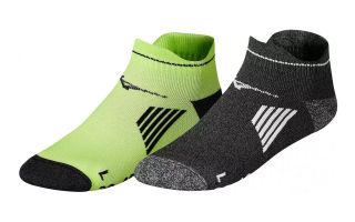 Mizuno PACK 2 CALZINI MIZUNO ACTIVE TRAINING MID VERDE NERO