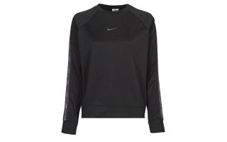 NIKE SUDADERA TAPE CREW NEGRO MUJER