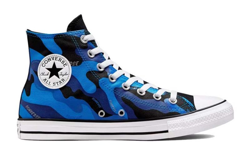 Converse bleu noir deals