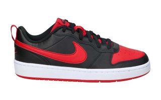 NIKE COURT BOROUGH LOW 2 NEGRO ROJO JUNIOR BQ5448 007