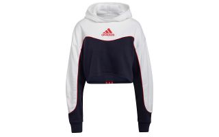 <center><b>adidas</b><br > <em>SUDADERA ESSENTIALS BLANCO MUJER</em>