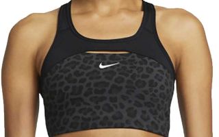 Nike SUJETADOR DEPORTIVO DRI FIT SWOOSH NEGRO