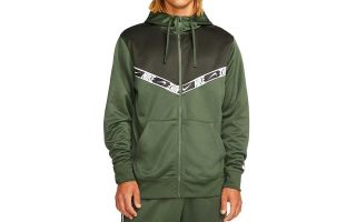 Nike SUDADERA SPORTSWEAR FULL ZIP OLIVO