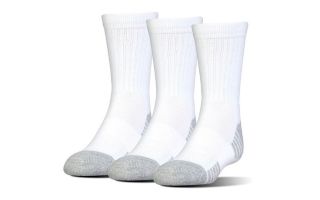 Under Armour CALZINI HEATGEAR CREW BIANCO