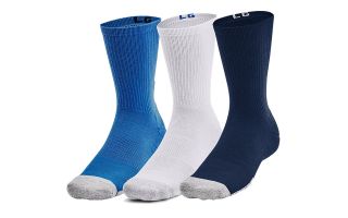 Under Armour CALZINI HEATGEAR CREW BIANCO BLU