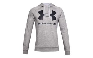 Under Armour SUDADERA RIVAL BIG LOGO GRIS