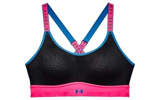 Under Armour BRA INFINITY MID BLOCKED BLACK WOMAN