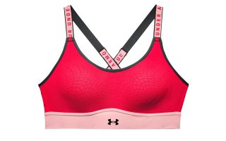 Under Armour BRA INFINITY MID BLOCKED FUCHSIA WOMAN