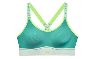 Under Armour BRA INFINITY MID BLOCKED BLUE WOMAN