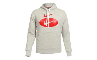 Nike SUDADERA SPORTWEAR SWOOSH LEAGUE GRIS