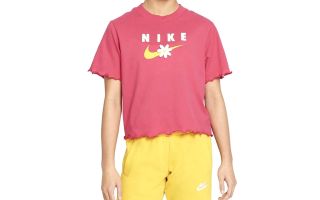 Nike CAMISETA SPORTSWEAR BIG KID ROSA JUNIOR