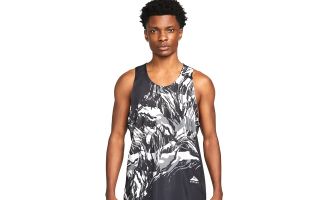 Nike CAMISETA TIRANTES NIKE DRI-FIT TRAIL NEGRO Y BLANCO