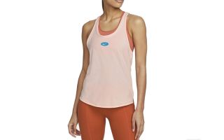 Nike CAMISETA TIRANTES ONE LUXE ICON ROSA MUJER