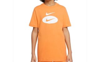 Nike CAMISETA SPORTSWEAR SWOOSH NARANJA JUNIOR
