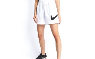 Nike PANTALON CORTO SPORTSWEAR ESSENTIALS BLANCO MUJER