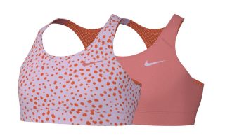 Nike SUJETADOR NIKE SWOOSH REVERSIBLE ROSA NIA