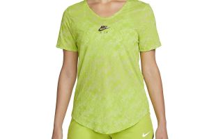 Nike CAMISETA AIR DRI FIT VERDE LIMA MUJER