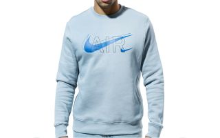 Nike SUDADERA SPORTSWEAR FLEECE AZUL CIELO