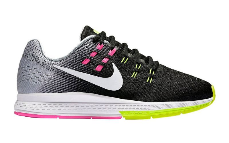 Nike Air Zoom Structure 19 Mujer Negro Rosa | Versátiles y Cómodas