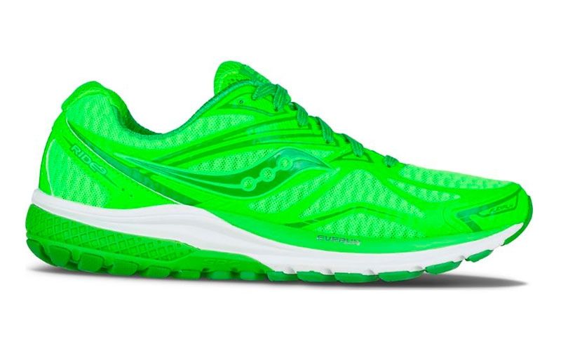 saucony ride 9 mujer verdes