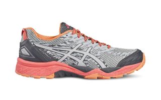 ASICS GEL FUJITRABUCO 5 MUJER GRIS CORAL T6J5N 9693