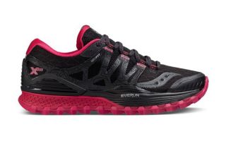 SAUCONY XODUS ISO MUJER NEGRO MORADO S103255
