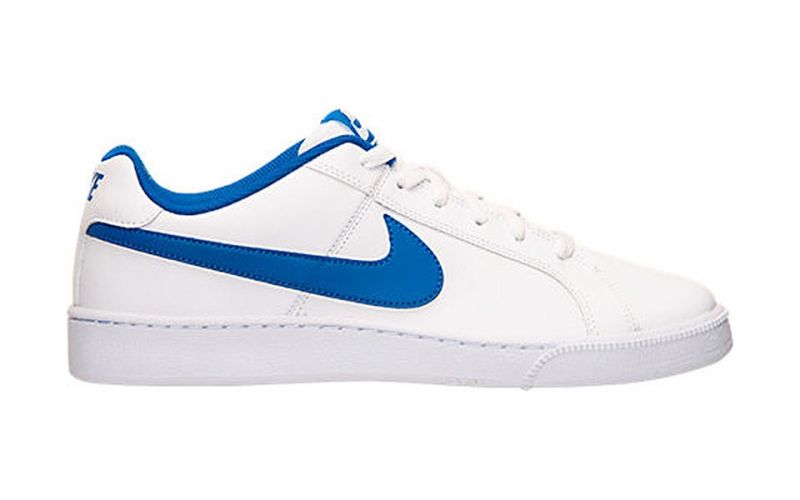 nike blanca y azul