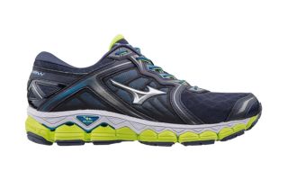 MIZUNO WAVE SKY AZUL MARINO VERDE PISTACHO J1GC170203
