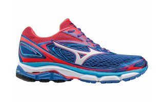 MIZUNO WAVE INSPIRE 13 MUJER AZUL BLANCO CELESTE J1GD174401