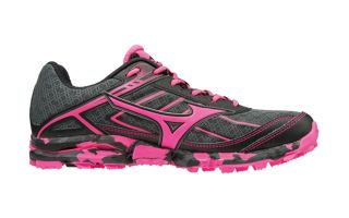 MIZUNO WAVE HAYATE 3 MUJER NEGRO ROSA J1GD177263