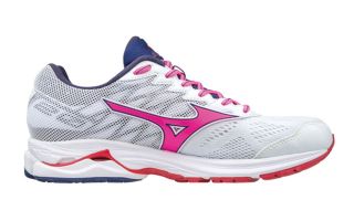 MIZUNO WAVE RIDER 20 MUJER BLANCO ROSA J1GD170366
