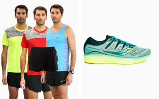 SAUCONY PACK TRIUMPH ISO 5 S20462-37 Y 3 CAMISETAS RUNAWAY