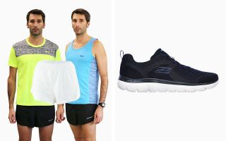 Skechers PACK SUMMITS 232057NVY Y PANTALON Y 2 CAMISETAS