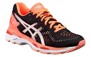 ASICS GEL KAYANO 23 MUJER NEGRO SALMON T696N 9093