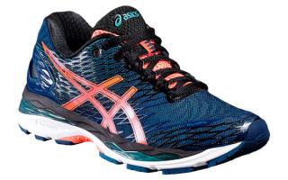 ASICS GEL NIMBUS 18 MUJER AZUL CORAL T650N 5806