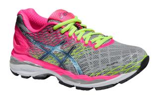 ASICS GEL NIMBUS 18 MUJER GRIS ROSA T650N 9397