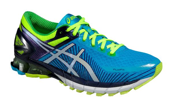 Shine Sparkle typhoon Asics Gel Kinsei 6 Blue-Yellow | Exclusive Running Shoes on Offer