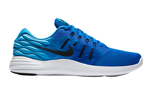 nike lunarstelos blue running shoes