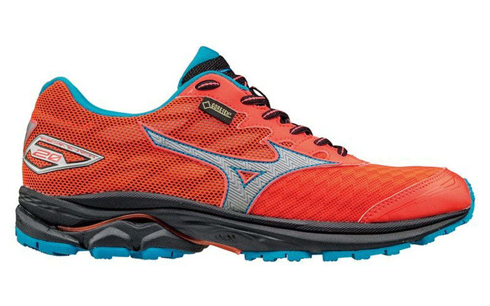 Mizuno Wave Rider 20 GTX Damen Koralle | Neue Modelle | Reduziert